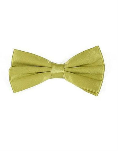 Mens Formal - Wedding Bowtie - Prom Green Gold Bowtie