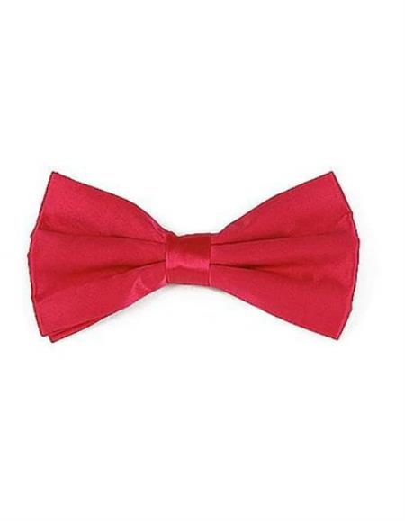 Mens Formal - Wedding Bowtie - Prom Red Bowtie
