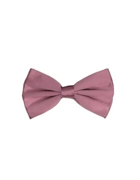 Mens Formal - Wedding Bowtie - Prom Dusty Rose Pre-Tied Bowtie
