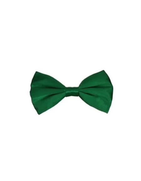Mens Formal - Wedding Bowtie - Prom Forest Green Pre-Tied Bowtie