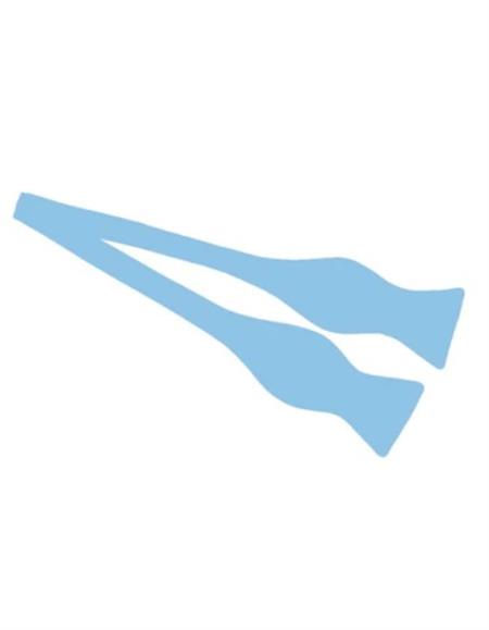 Mens Formal - Wedding Bowtie - Prom Sky Blue Self-Tie Bowtie