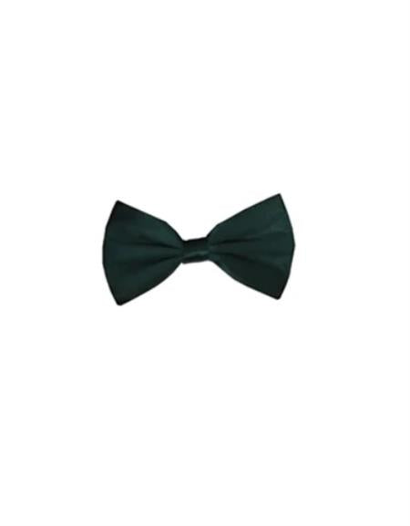 Mens Formal - Wedding Bowtie - Prom Dark Green Bowtie