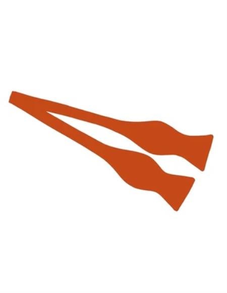 Mens Formal - Wedding Bowtie - Prom Orange Self-Tie Bowtie