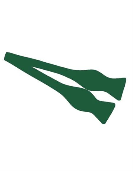 Mens Formal - Wedding Bowtie - Prom Forrest Green Self-Tie Bowtie