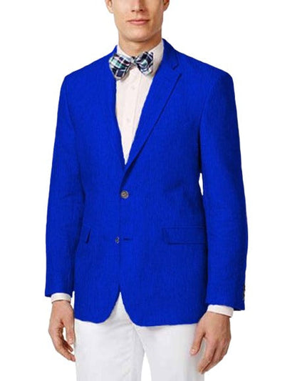 Mens Linen Blazer - Navy Linen Sport Coat - Summer Blazer