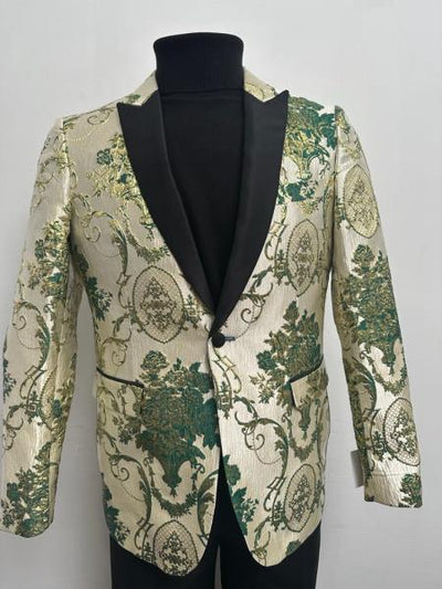 Mens Tuxedo Dinner Jacket - Kelly Green