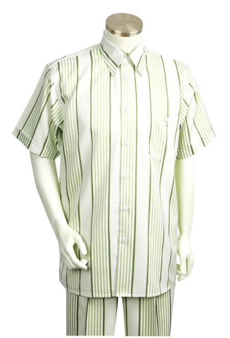 Mens Big and Tall Walking Suit - Sage