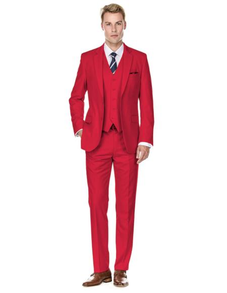 Retro Paris Suits - Retro Paris - Retro Mens Red Suits - Style "Same As Whats on the that Page"