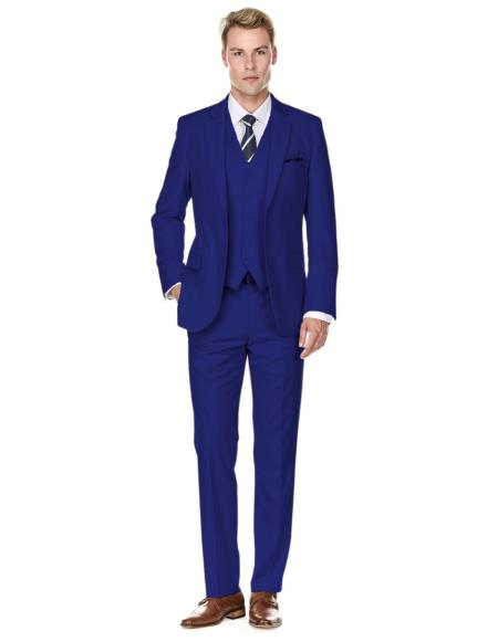 Retro Paris Suits - Retro Paris - Retro Mens Blue Suits - Style "Same As Whats on the that Page"