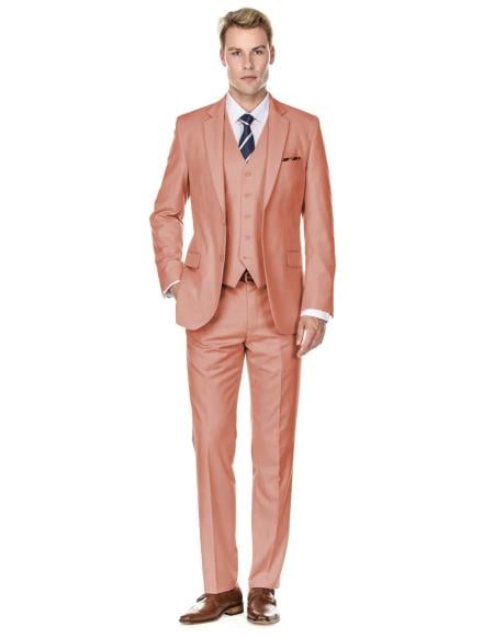 Retro Paris Suits - Retro Paris - Retro Mens Peach Suits - Style "Same As Whats on the that Page"