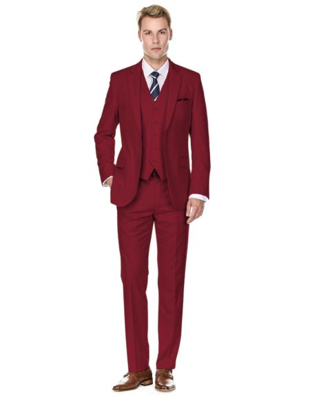 Retro Paris Suits - Retro Paris - Retro Mens Red Suits - Style "Same As Whats on the that Page"
