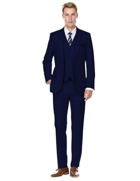 Retro Paris Suits - Retro Paris - Retro Mens Royal Blue Suits - Style "Same As Whats on the that Page"