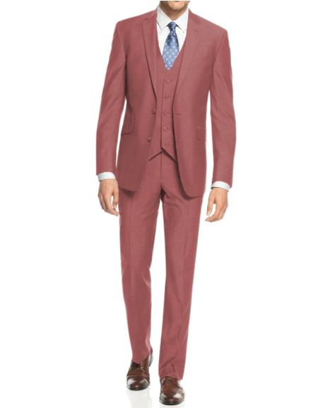 Retro Paris Suits - Retro Paris - Retro Mens Dark Blush Suits - Style "Same As Whats on the that Page"