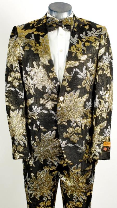 Big and Tall Mens Tuxedos Jacket - Big and Tall Dinner Jacket Bowtie Included - For Big Guys