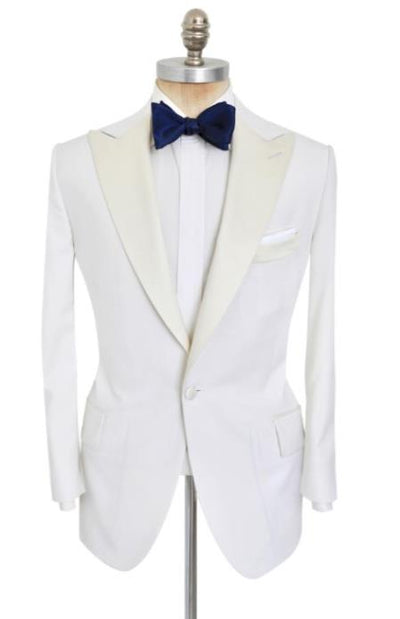 Ivory Tuxedo Jacket - Cream Wedding Suit - Off White Suit (Jacket and Pants Included)