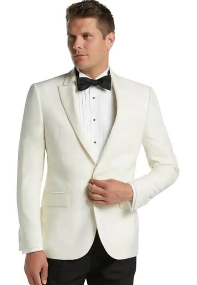 Ivory Tuxedo Jacket - Cream Wedding Suit - Off White Suit (Jacket and Pants Included)
