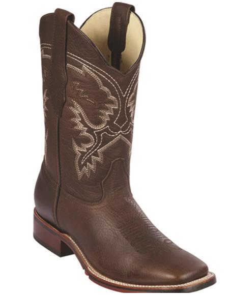 Rage Walnut Square Toe Boots