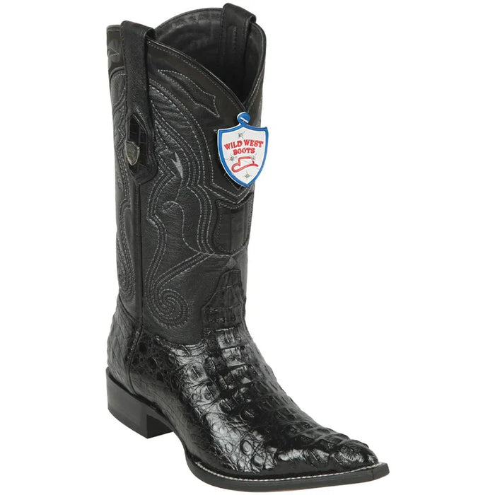 Wild West Botas de Cocodrilo Horma Chihuahua Boots