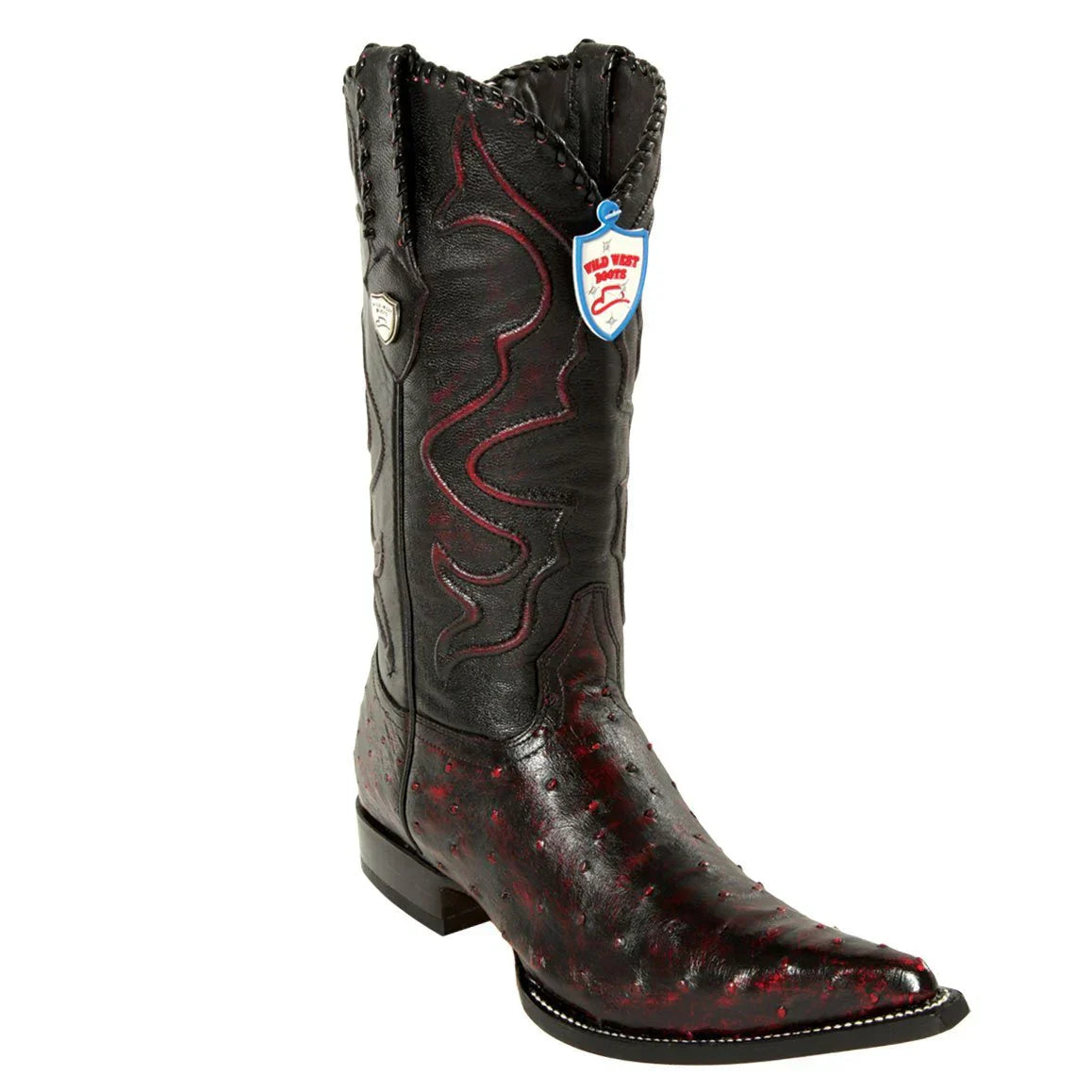 Wild West Botas de Avestruz Horma 3X Aladino