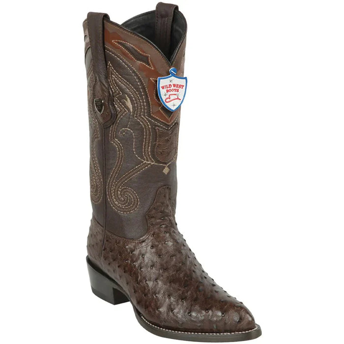 Wild West Botas de Avestruz Horma Puntal Boots