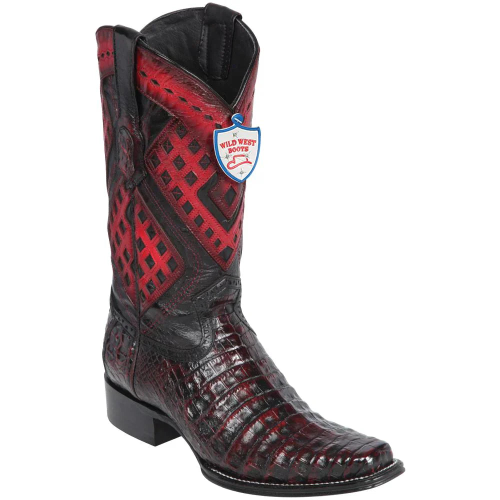 Wild West Botas de Cocodrilo Horma Versace Boots