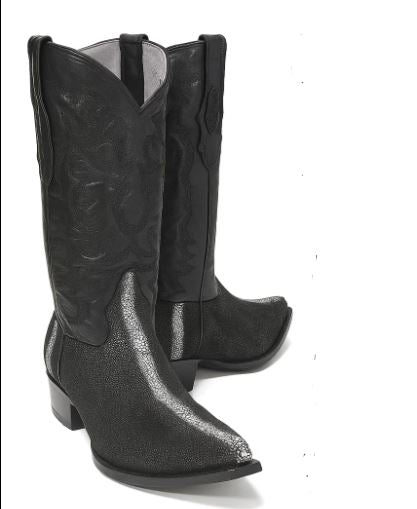 los-altos-mens-black-stingray-with-full-rowstone-finish-snip-toe-boots
