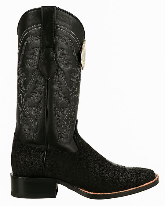 mens-king-exotic-boots-square-toe-stingray-single-stone-black