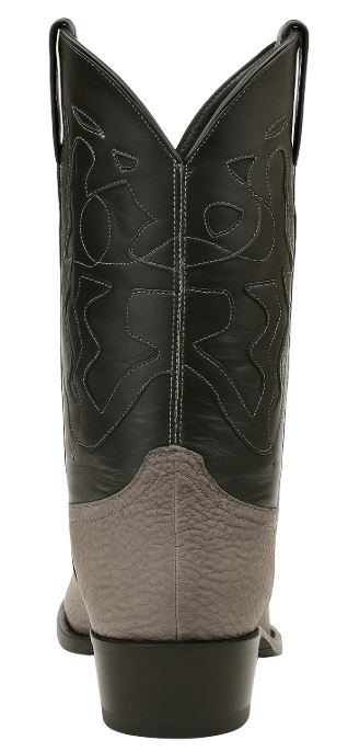 mens-king-exotic-snip-toe-sharkskin-boots-handcrafted-gray