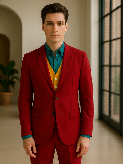 Joker Red Suit by Alligator Warehouse