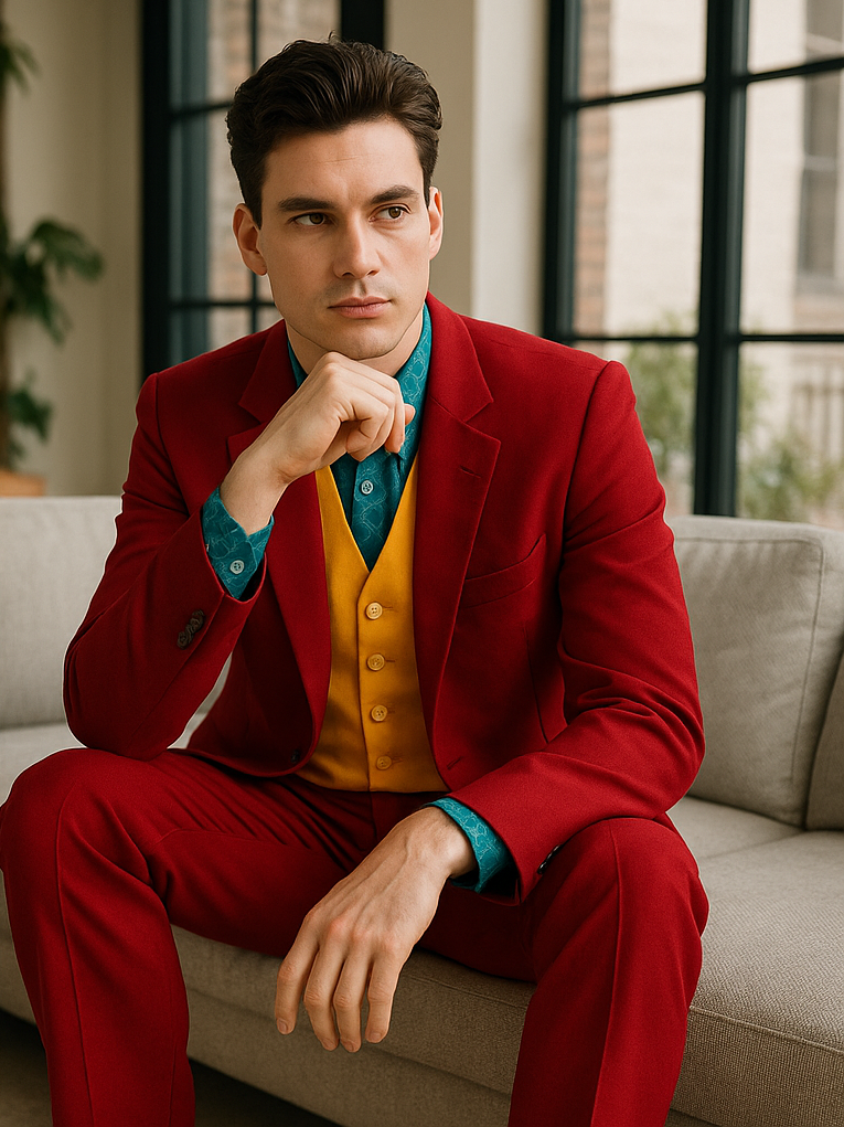 Joker Red Suit by Alligator Warehouse