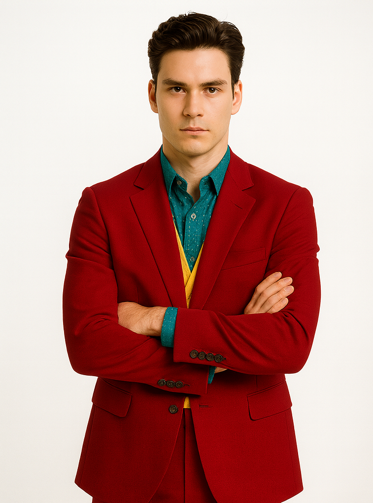 Joker Red Suit by Alligator Warehouse