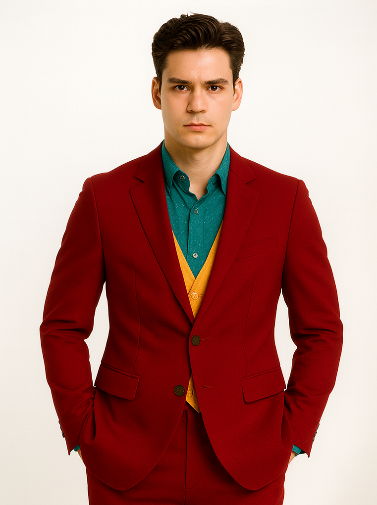 Joker Red Suit by Alligator Warehouse