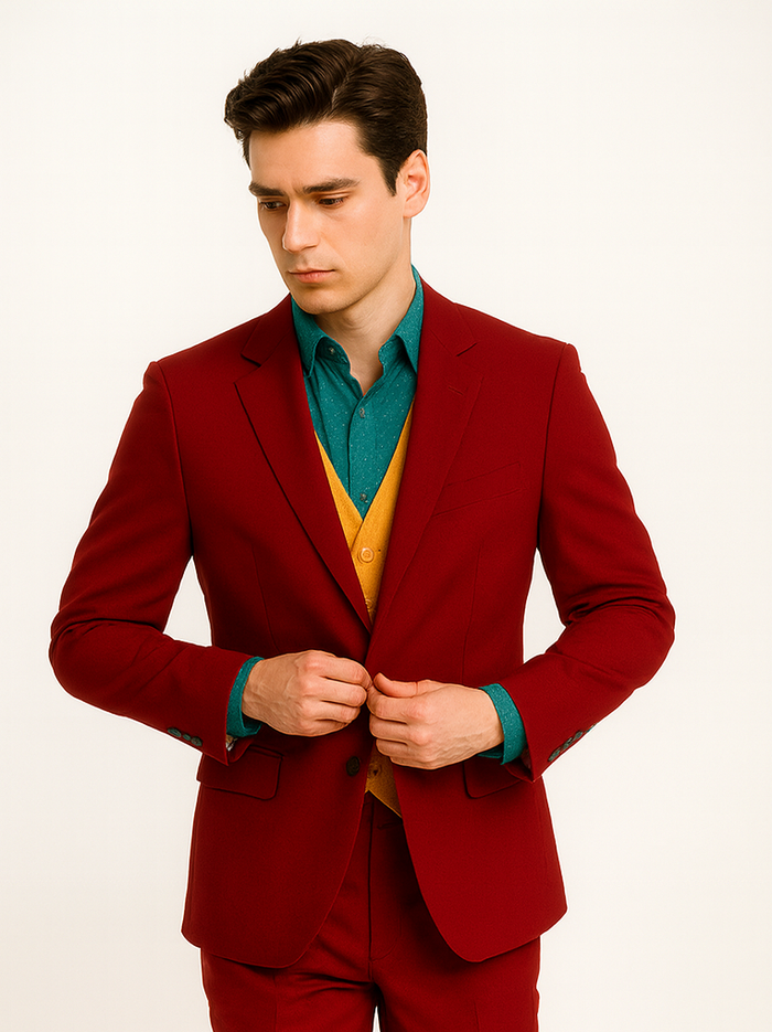 Joker Red Suit by Alligator Warehouse