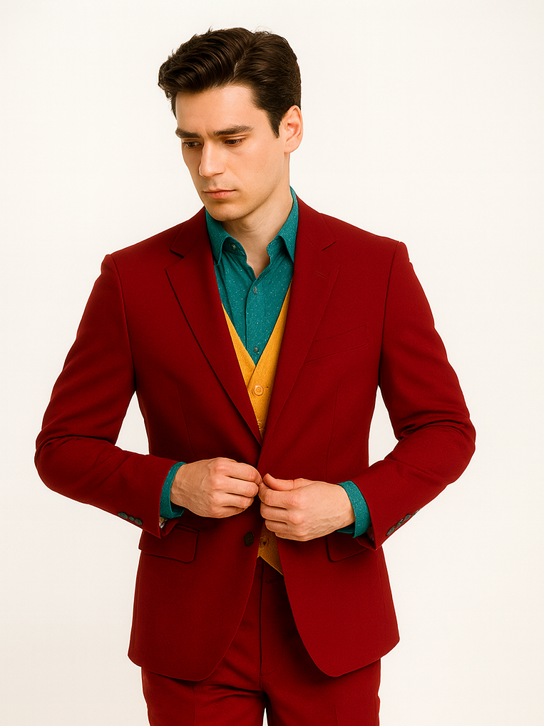 Joker Red Suit by Alligator Warehouse