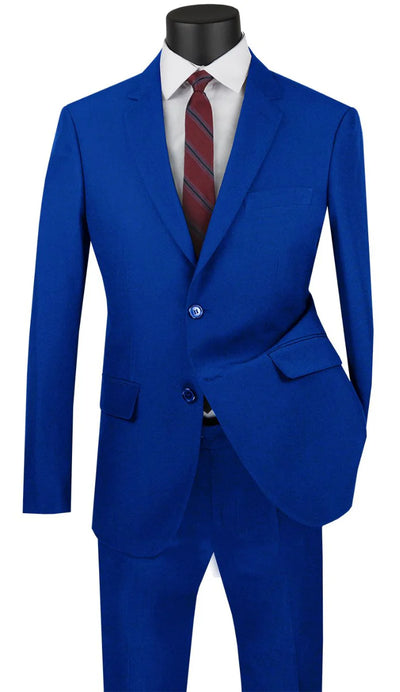 SMB Couture Men's 2 Piece Executive Suit Classic Style