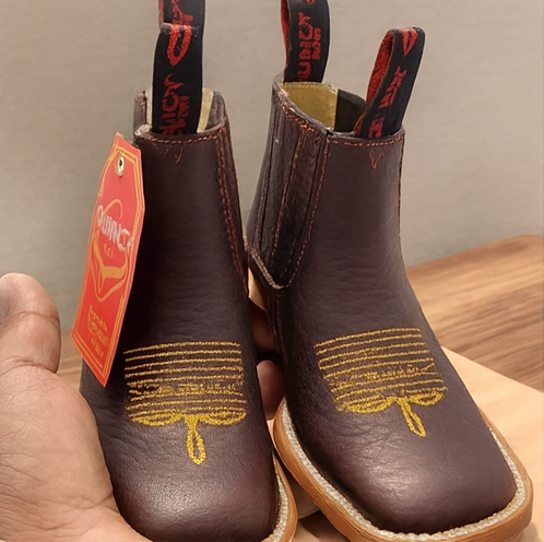 Kids Cowboy Boots Square Toe by Quincy Boots