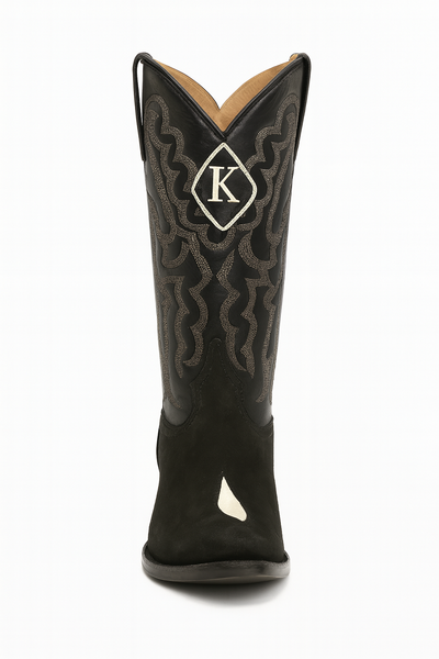 King Exotic Boots Black Snip Toe Genuine Stingray mantarraya skin Skin Western Cowboy Dress Cowboy Botas de mantarraya - Mantarraya boots Cheap Priced For Sale Online