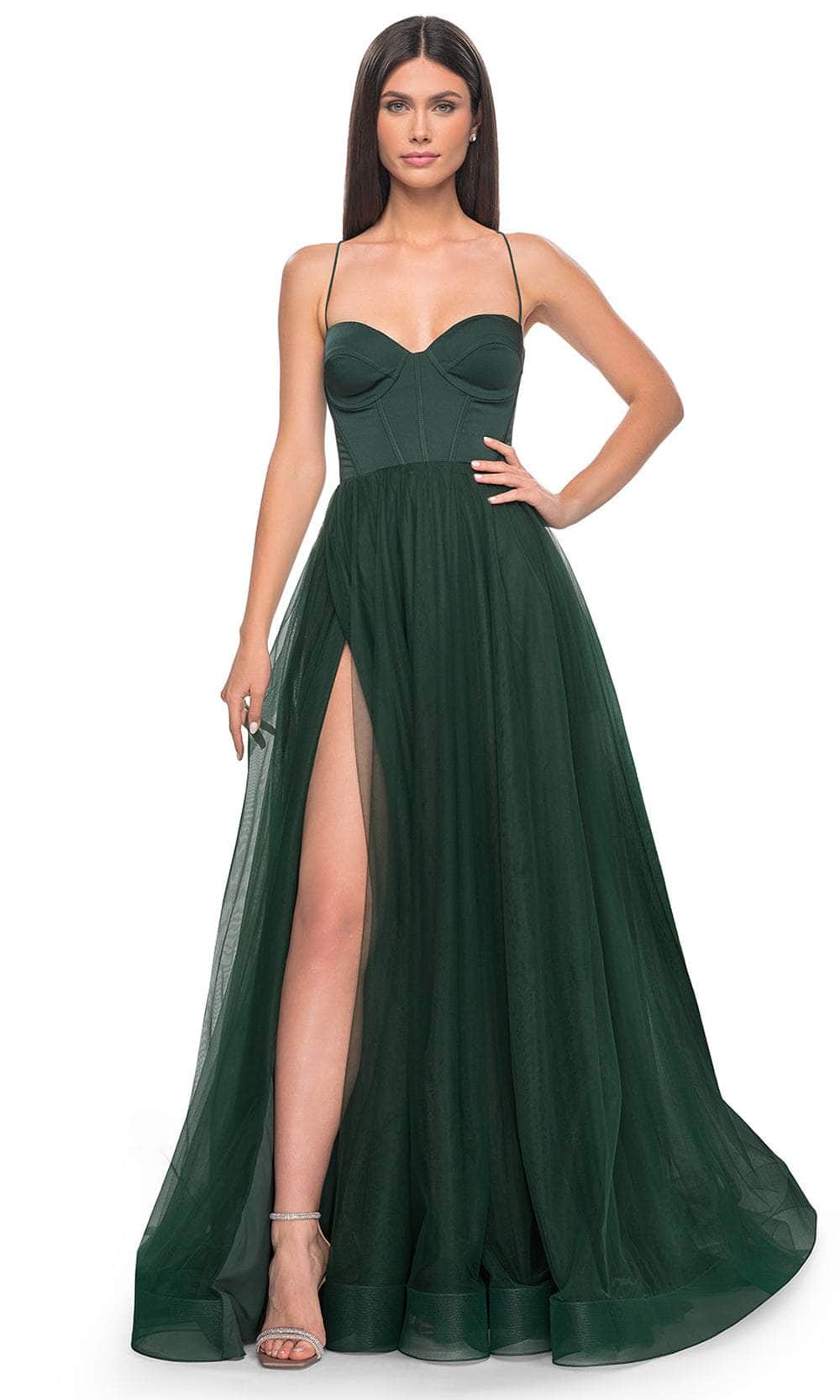 La Femme 32065 Bustier Tulle Prom Dress
