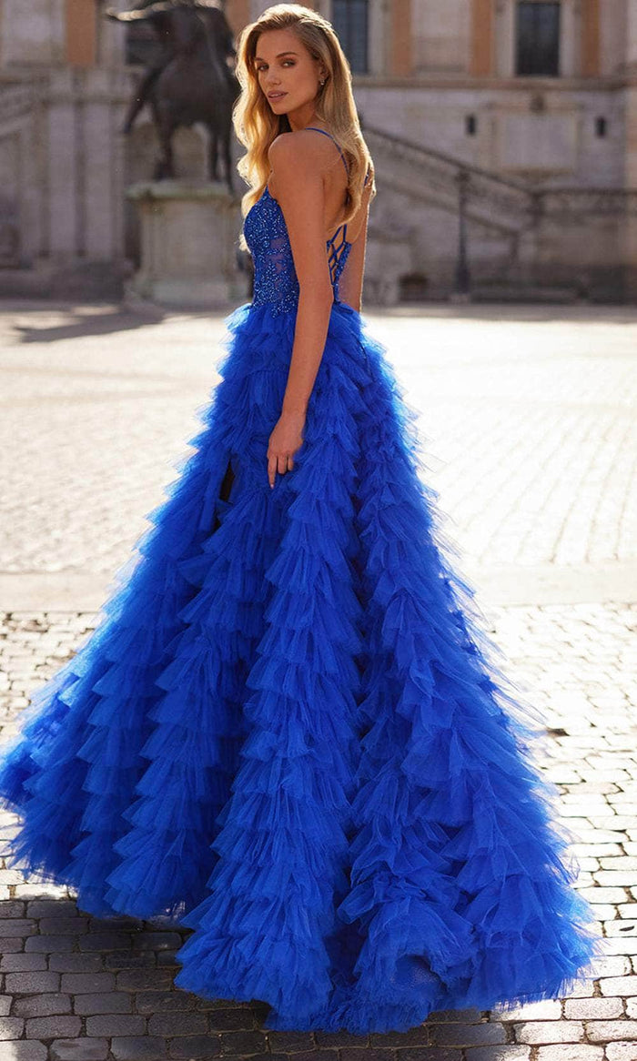 La Femme 32128 Ruffle Tiered Prom Dress