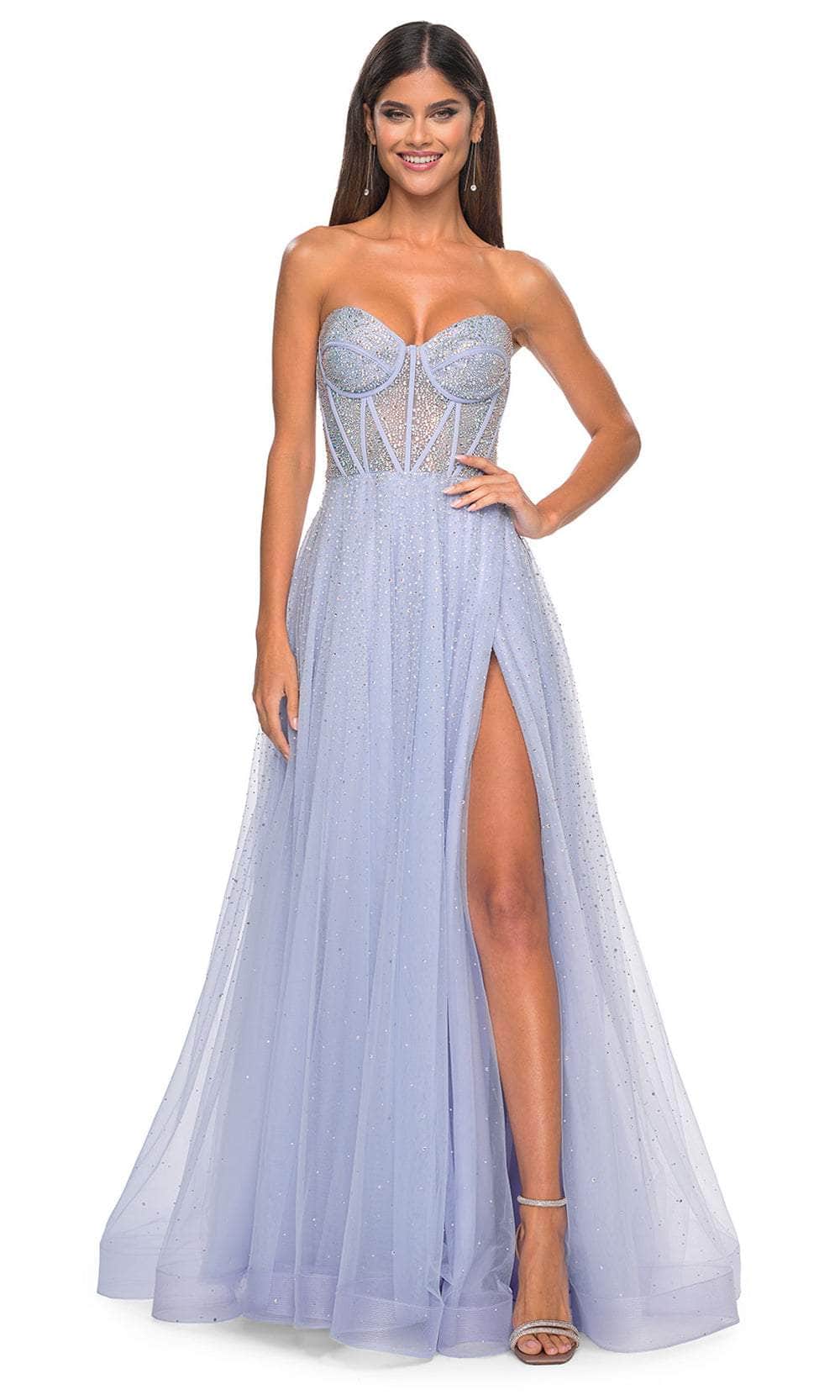 La Femme 32278 Bejeweled Bustier Prom Dress