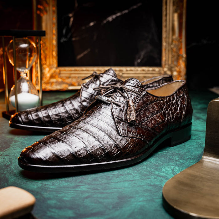 Marco Di Milano Lacio Brown Leather Oxford Shoe