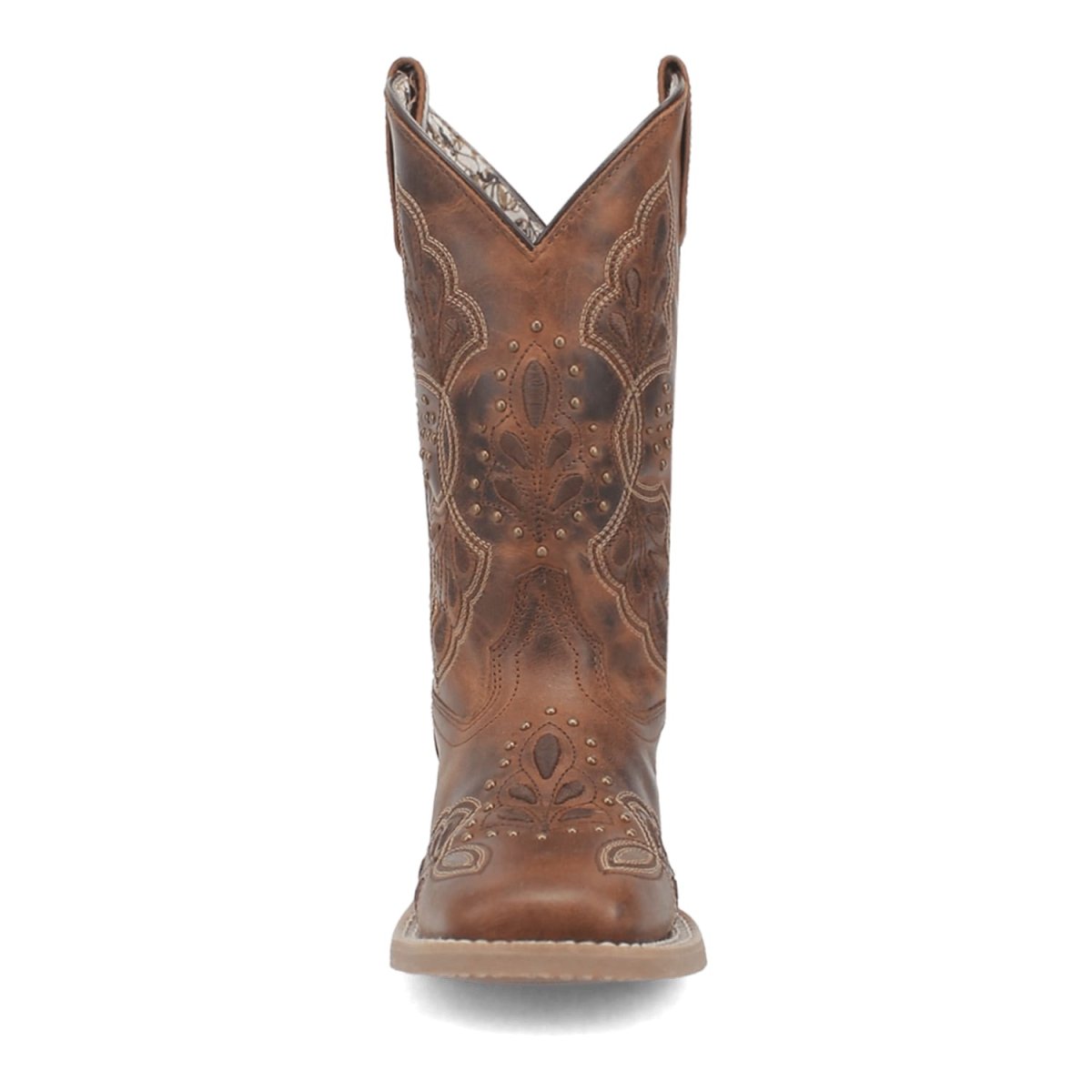 Laredo Dionne Broad Square Toe Leather Boots