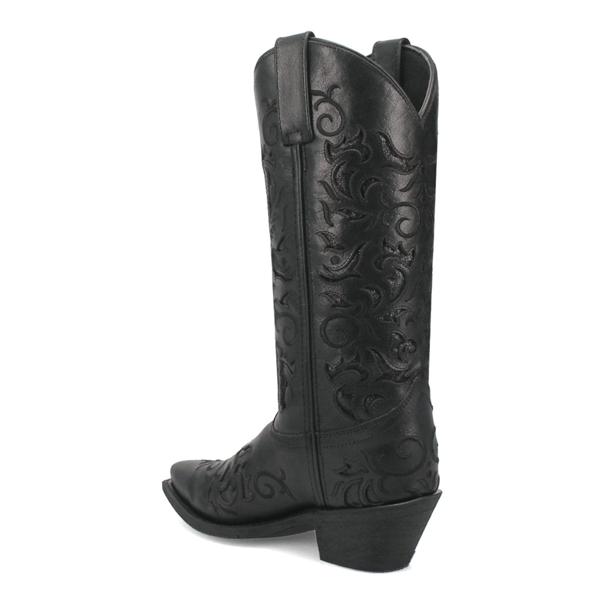 Laredo Night Sky Black Snip Toe Leather Boots