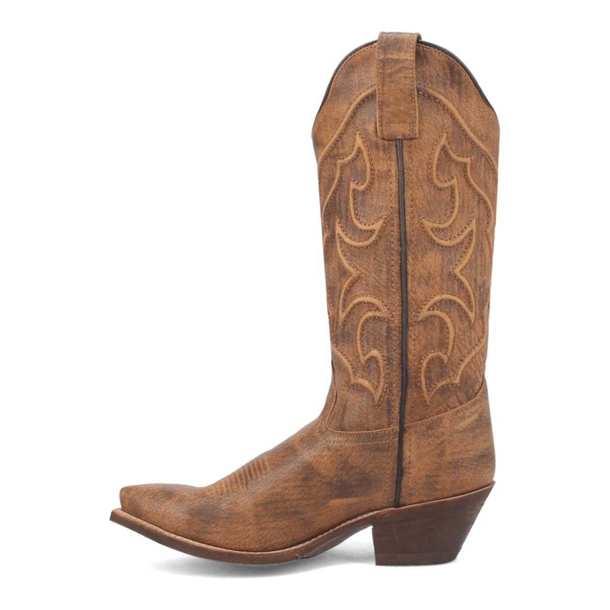 Laredo Reva Snip Toe Leather Boots - Honey