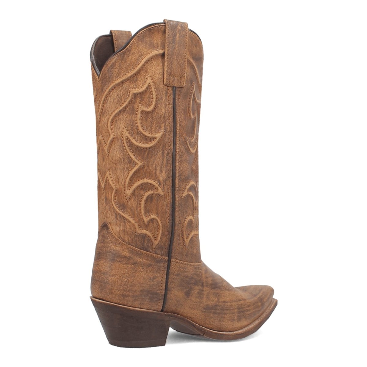 Laredo Reva Snip Toe Leather Boots - Honey