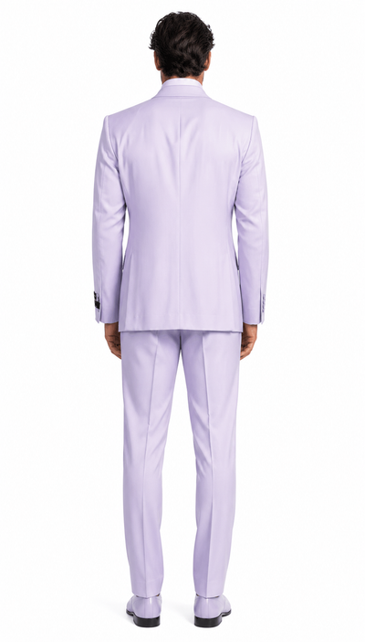Lavender SUIT 3PC FASHION ZOOT WITH VEST Cover Buttons Comes