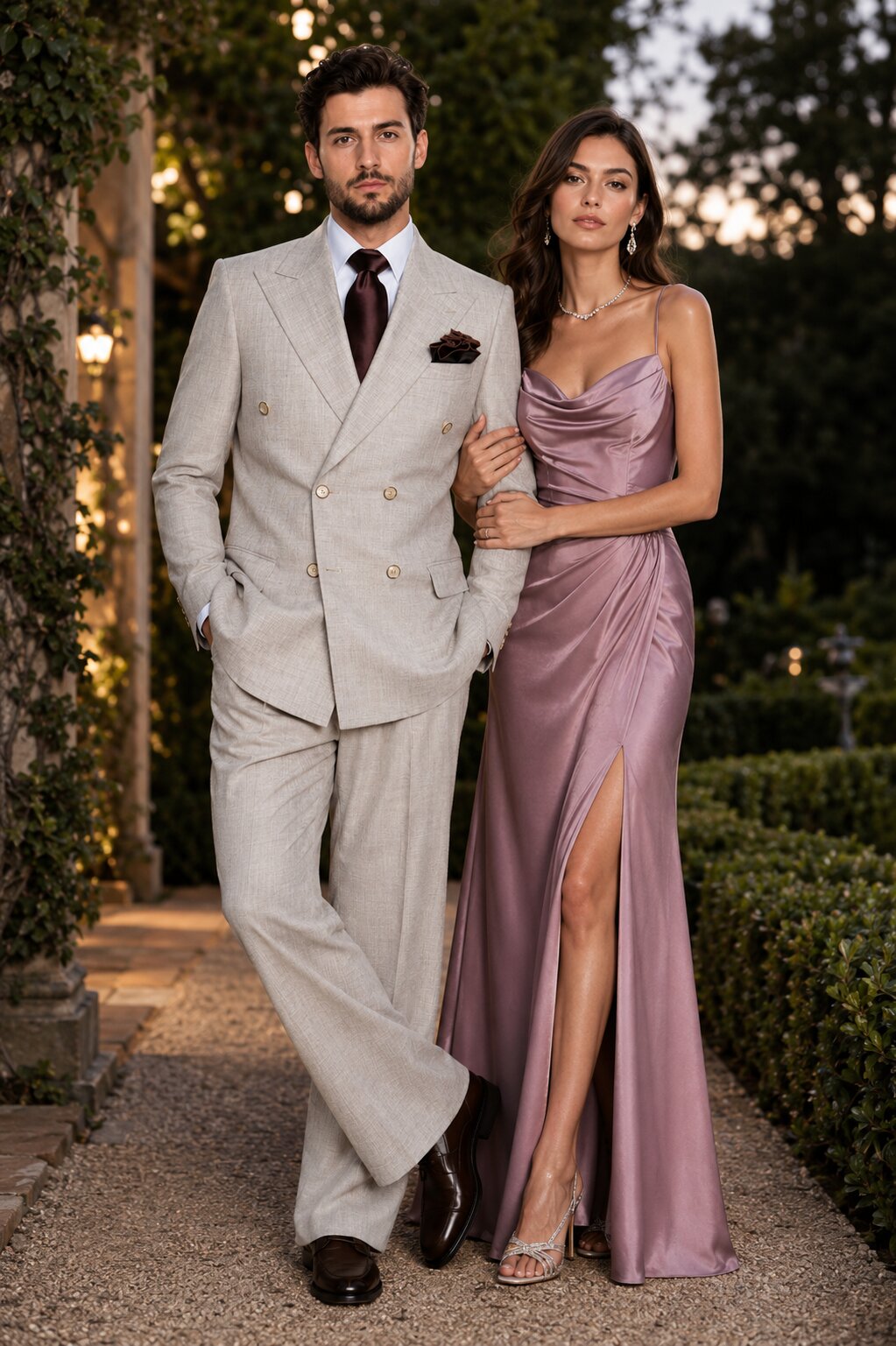 Baggy Pleated Wool Suits by Rossiman