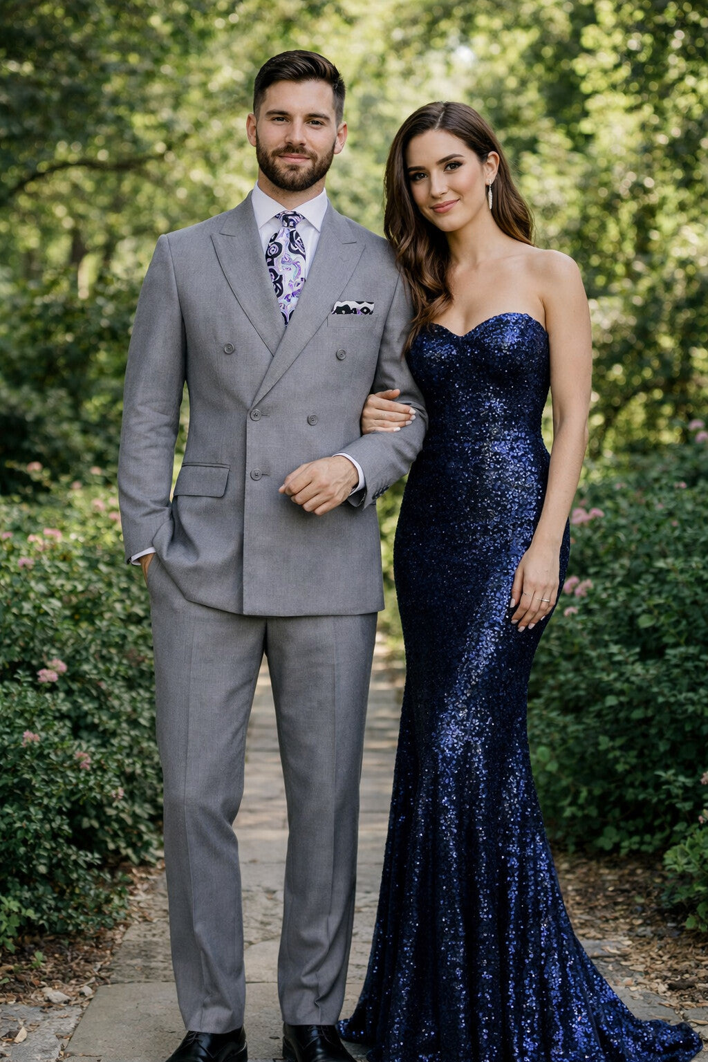 Apollo King Men's 2pc Double Breasted Outlet Suit Pleated Pants