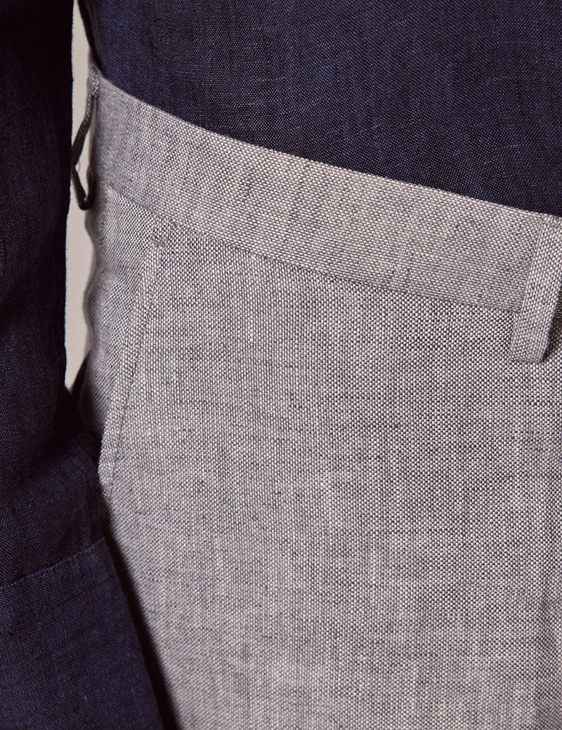 Mens Linen Suit for Summer Beach Events