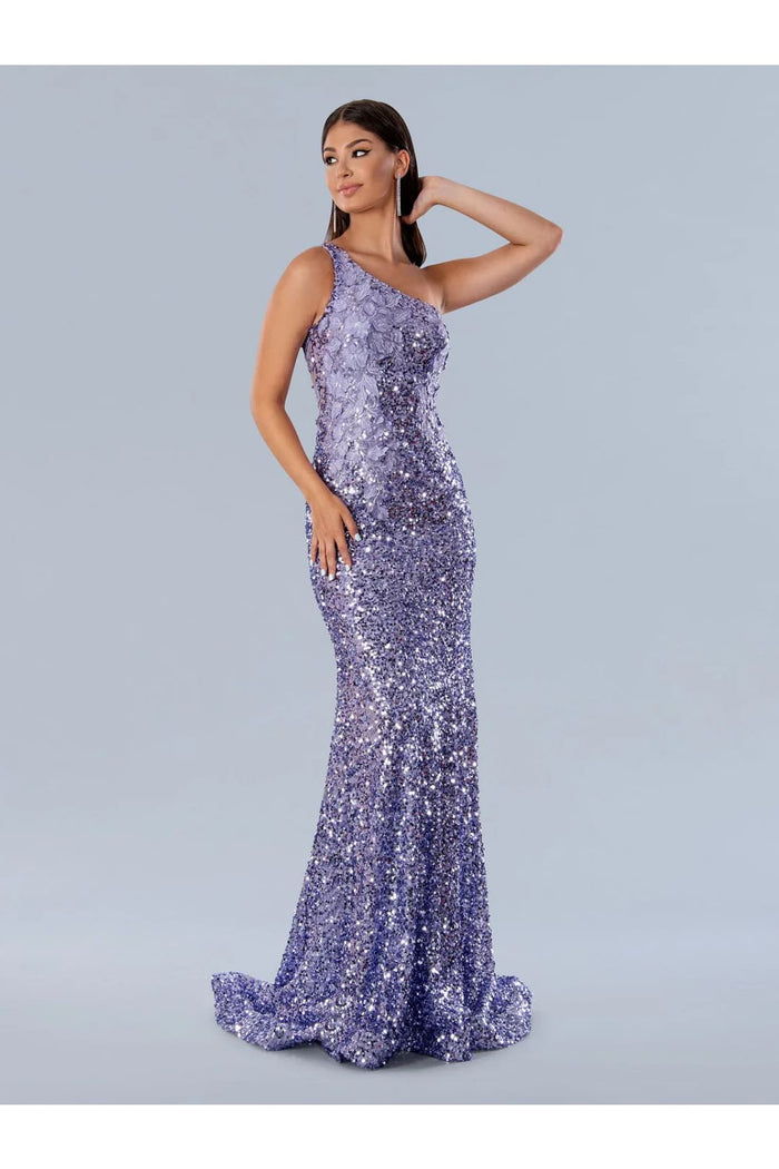 Lilac Prom Dress Mermaid Formal Evening Gown Stella Couture 24155